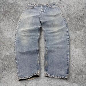 Vintage 90s Levi's 560 Denim Jeans Men's Size 32x34 USA MADE Loose Fit Tapered